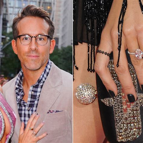 ryan reynolds engagement ring photos